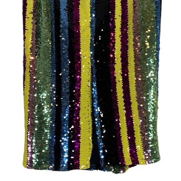 Anthropologie Rdalamal Sequin Midi Skirt Size Small - Picture 9 of 11